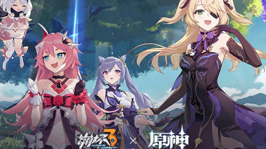 崩坏3联动原神 玩家纷纷嘲讽 你们的老婆也成女武神了 二次元fun